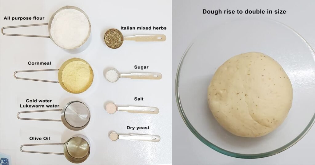 Homemade pizza dough recipe