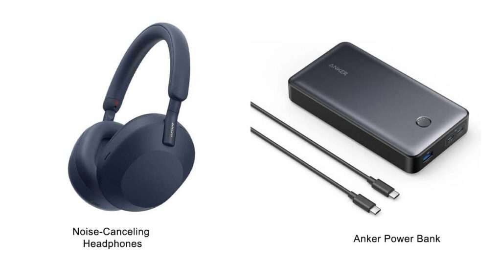 Noise-Canceling-Headphones-and-power-bank