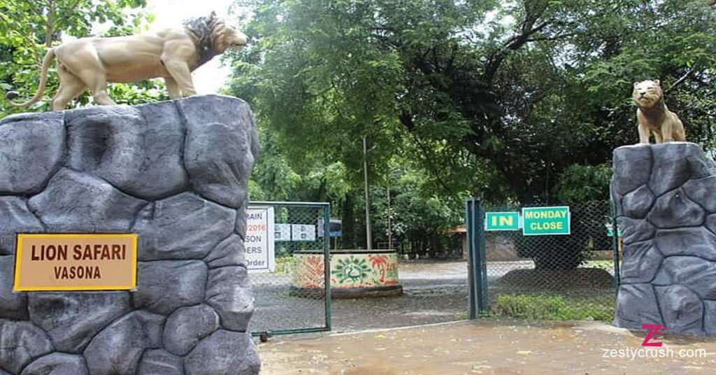 Silvassa-Vasona-Lion-Safari-Entrance