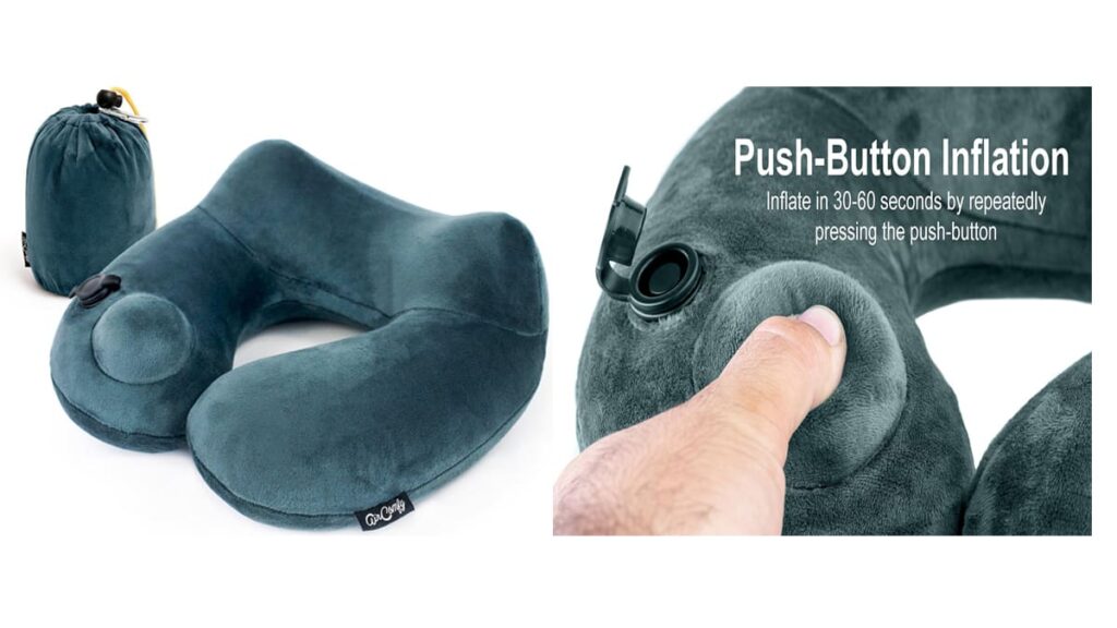 AirComfy Inflatable Travel Pillow