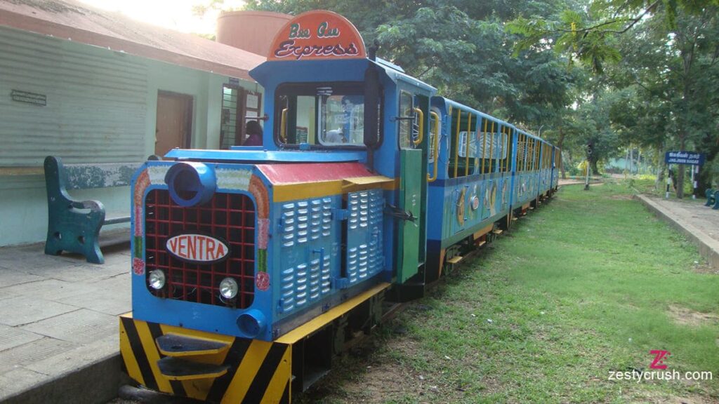 Childrens train botanical garden puducherry