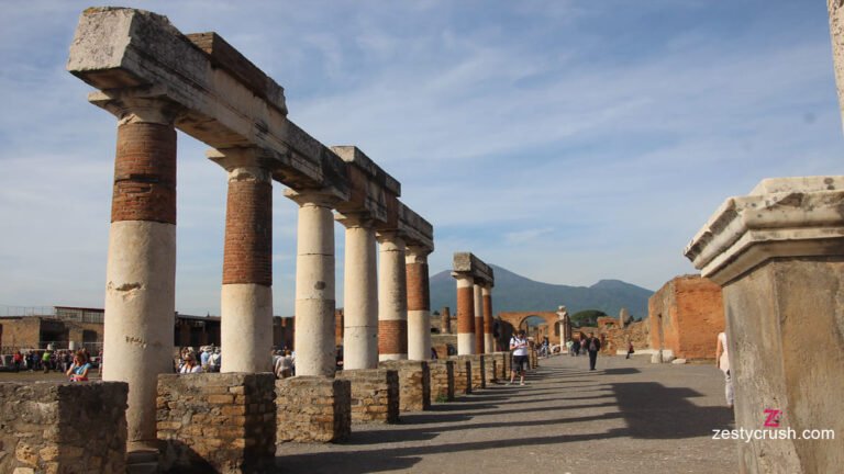 Pompeii Forum and Vesuvius