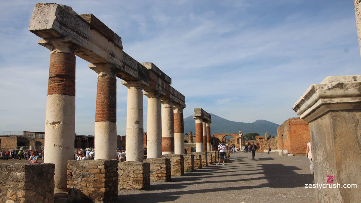 Pompeii Forum and Vesuvius