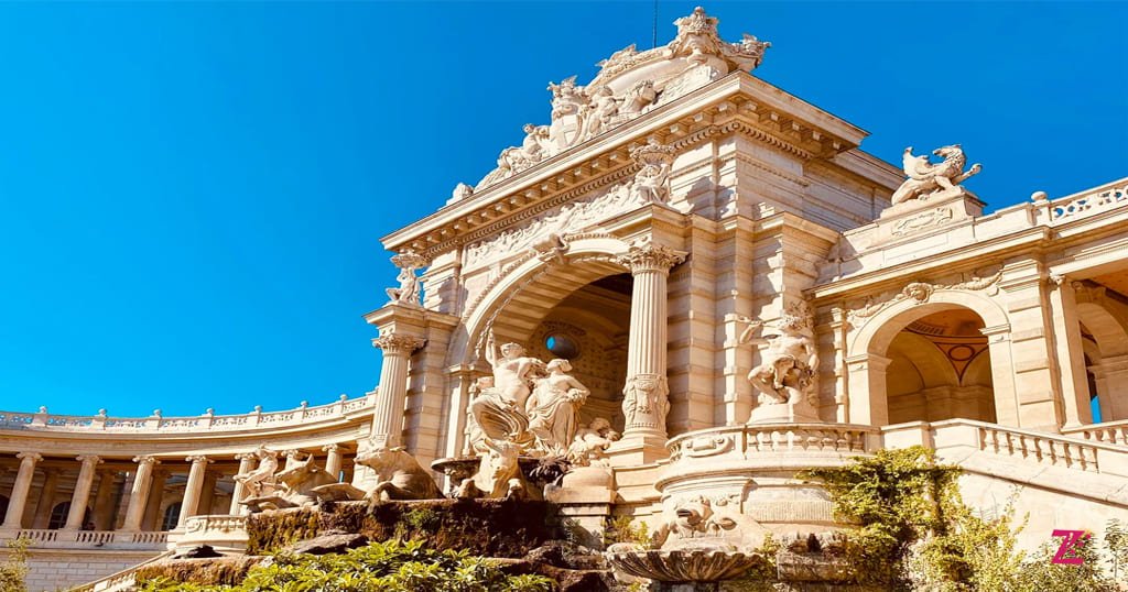Palais Longchamp in Marseille-France