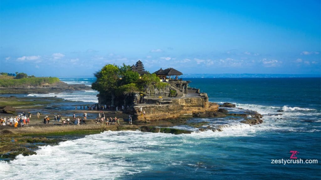 Tanah lot in Indonesia
