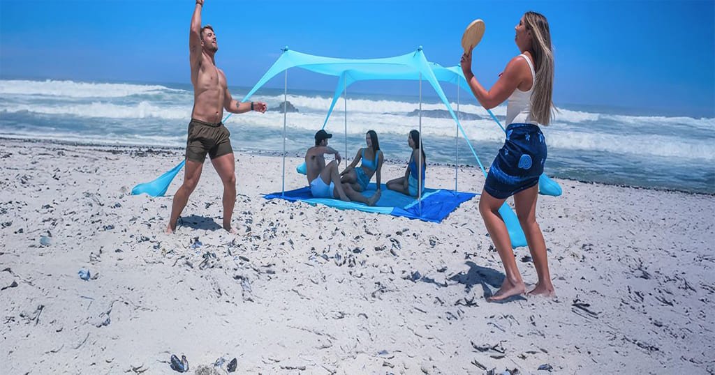 Beach tent for families