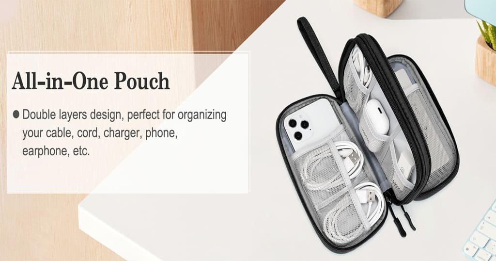 Cable pouch for travel