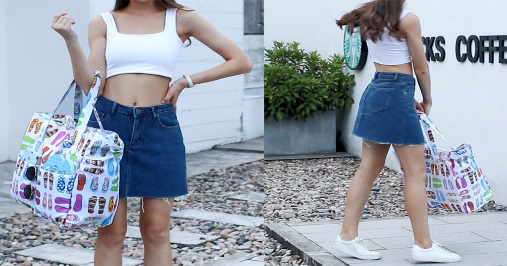 Waterproof beach tote bag