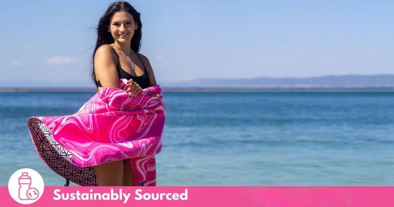 ECCOSOPHY Microfiber Beach Towel