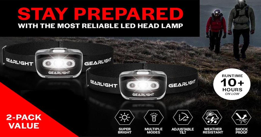 GearLight LED headlamp
