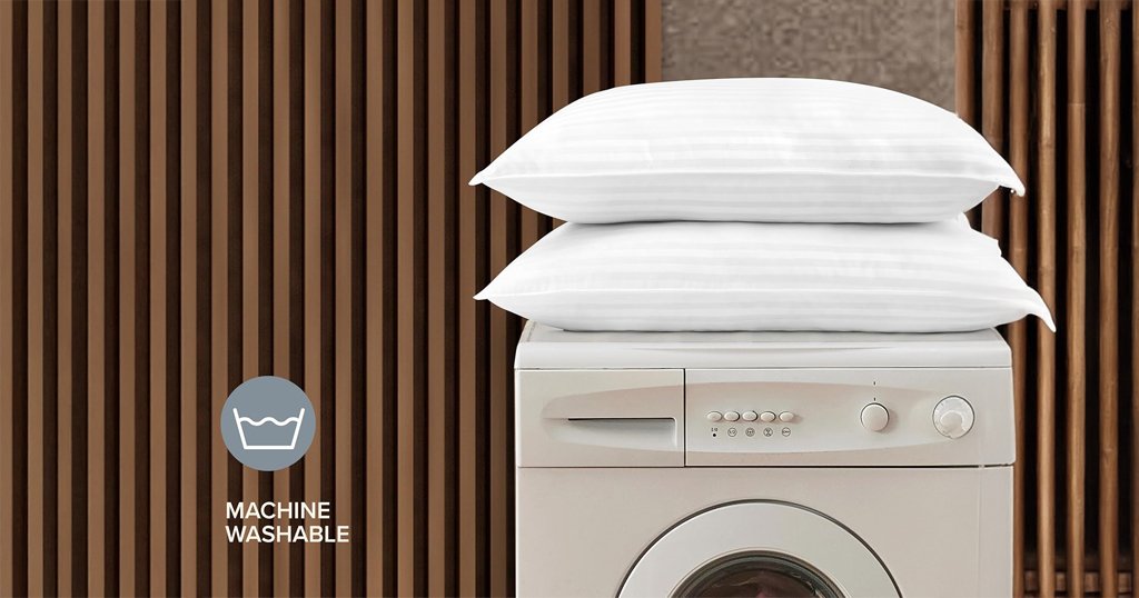 Machine washable pillow