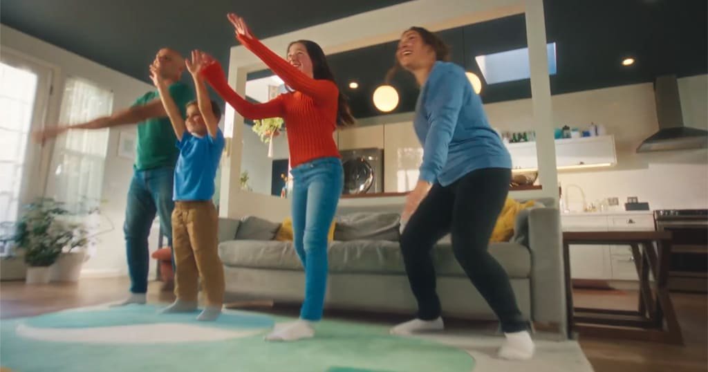 Motion-based family games