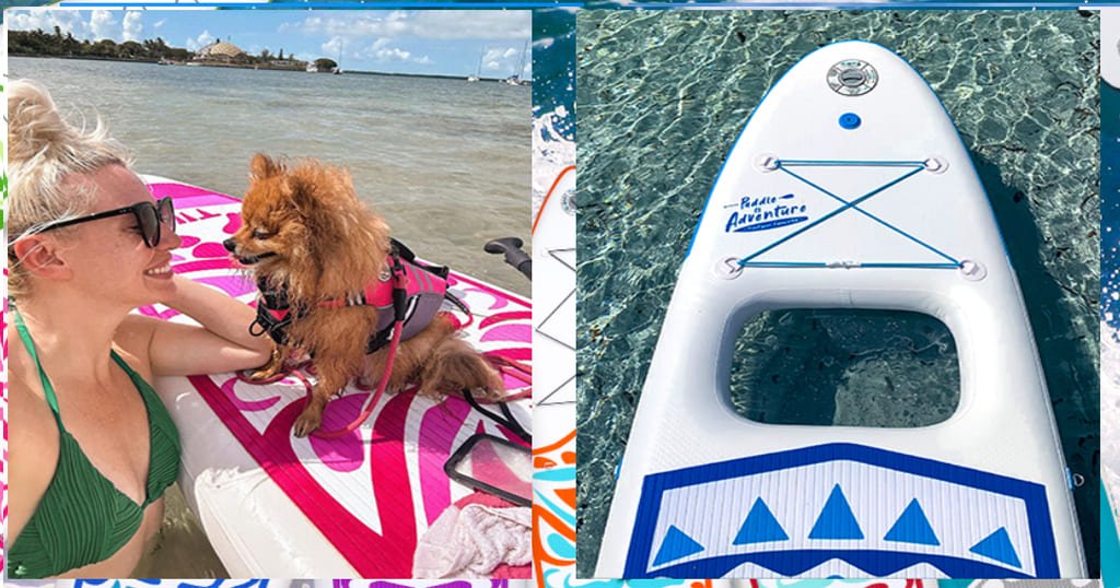 Paddle board with accessories