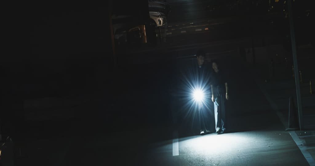 Portable LED flashlight