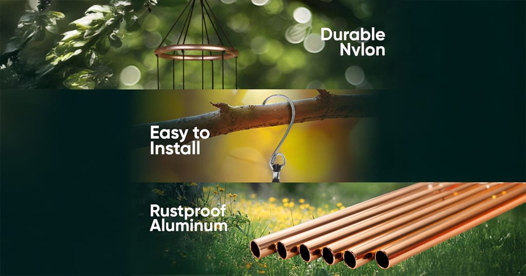 Rustproof wind chimes