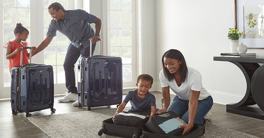 Suitcase organizer bags