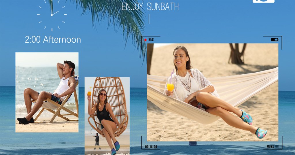Water shoes for beach travel
