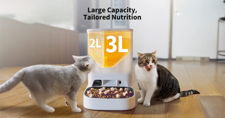 dual-hopper feeder for cats
