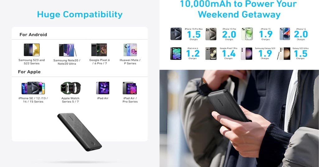 high-speed charging power bank