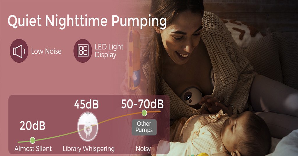 quiet wearable breast pump