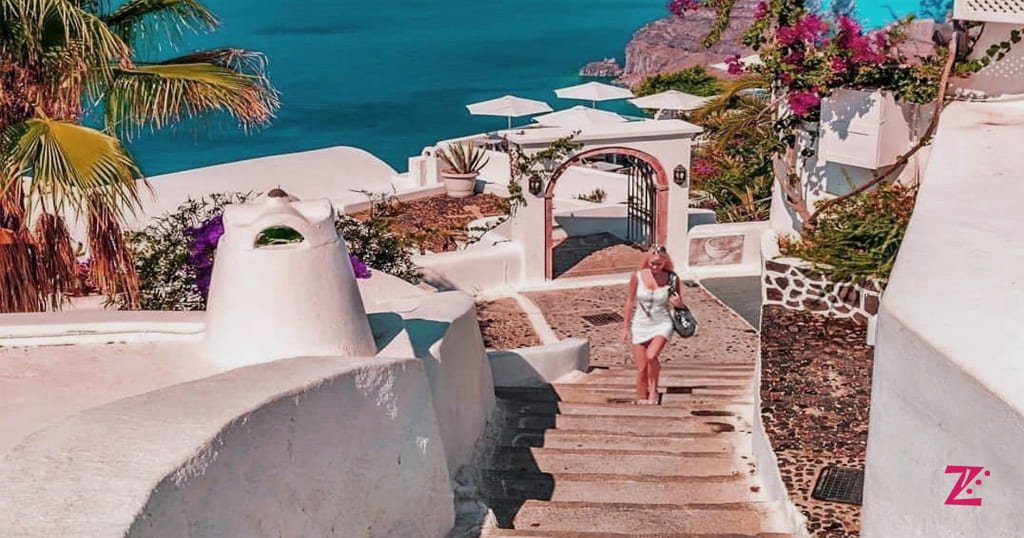 santorini Greece sea view