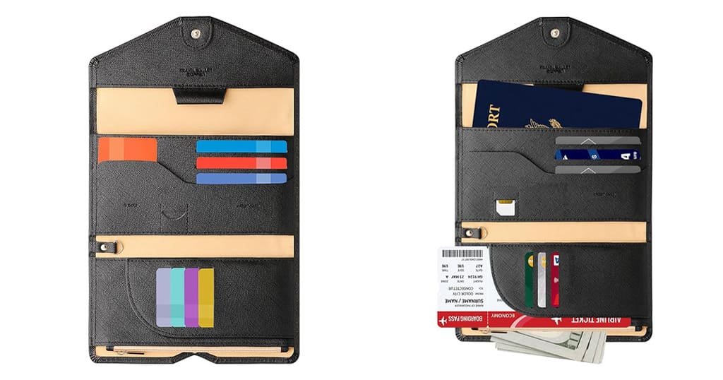 RFID travel organizer