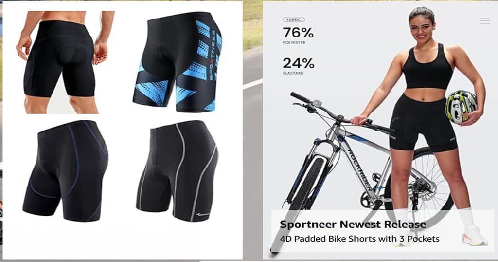 4D bike shorts