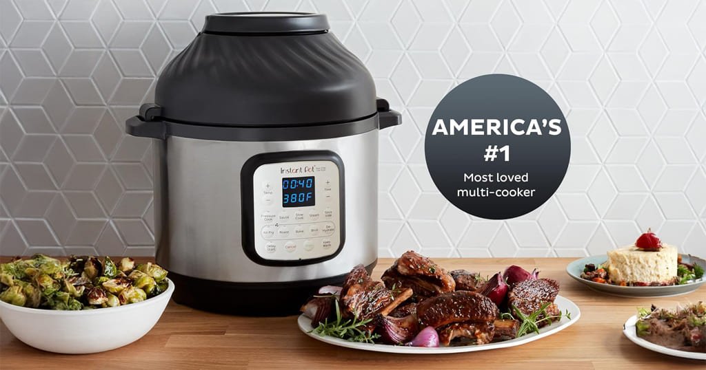 Air fry tofu in Instant Pot