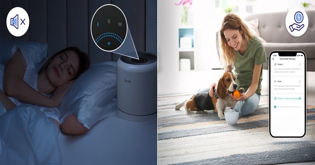 Air purifier with Alexa control