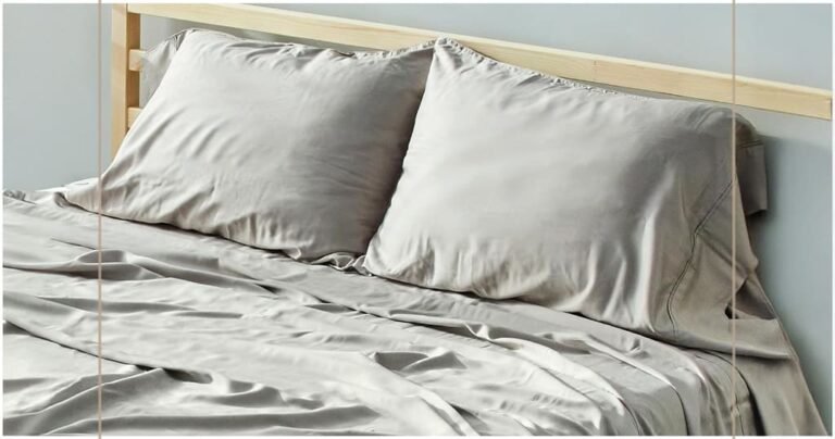 Bamboo bed sheets set