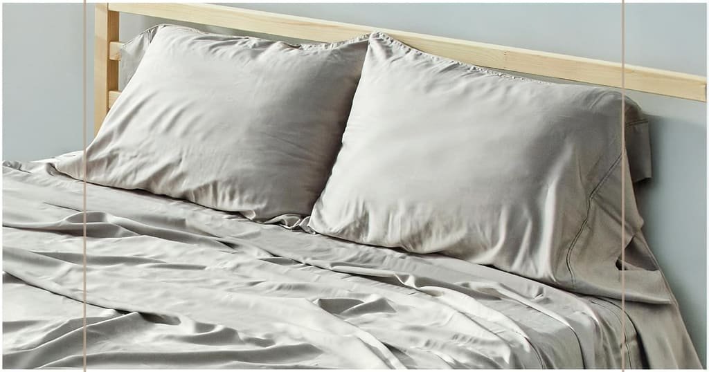 Bamboo bed sheets set