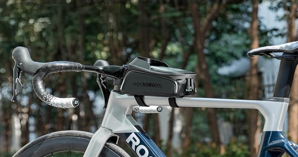 Bike phone holder pouch