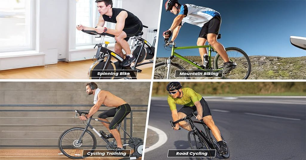 Breathable bike shorts