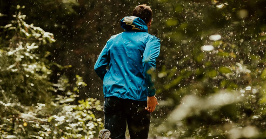 Breathable rain jacket men’s