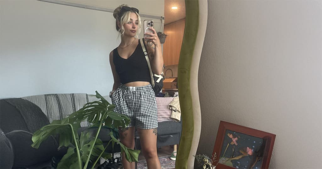 Casual pajama shorts women