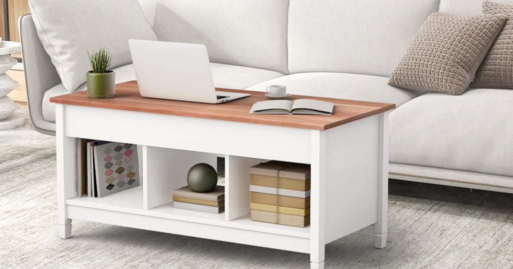 Coffee table with hidden compartment