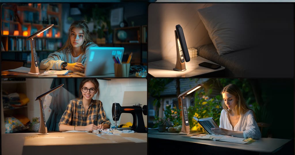 Cordless study lamp