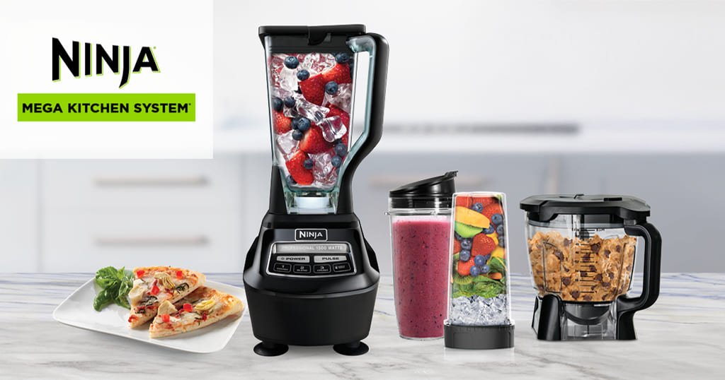 Dough mixing blender