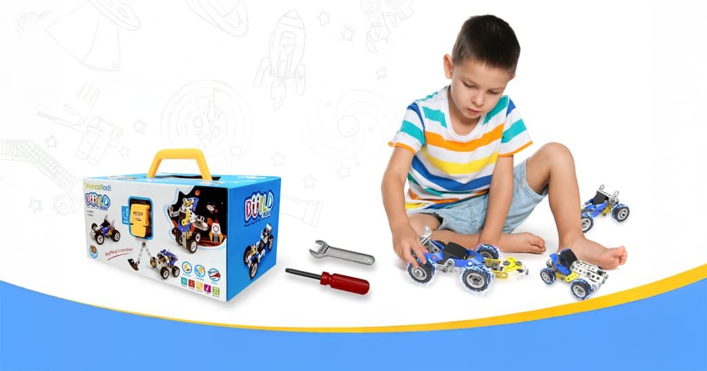 Electric building toys for kids