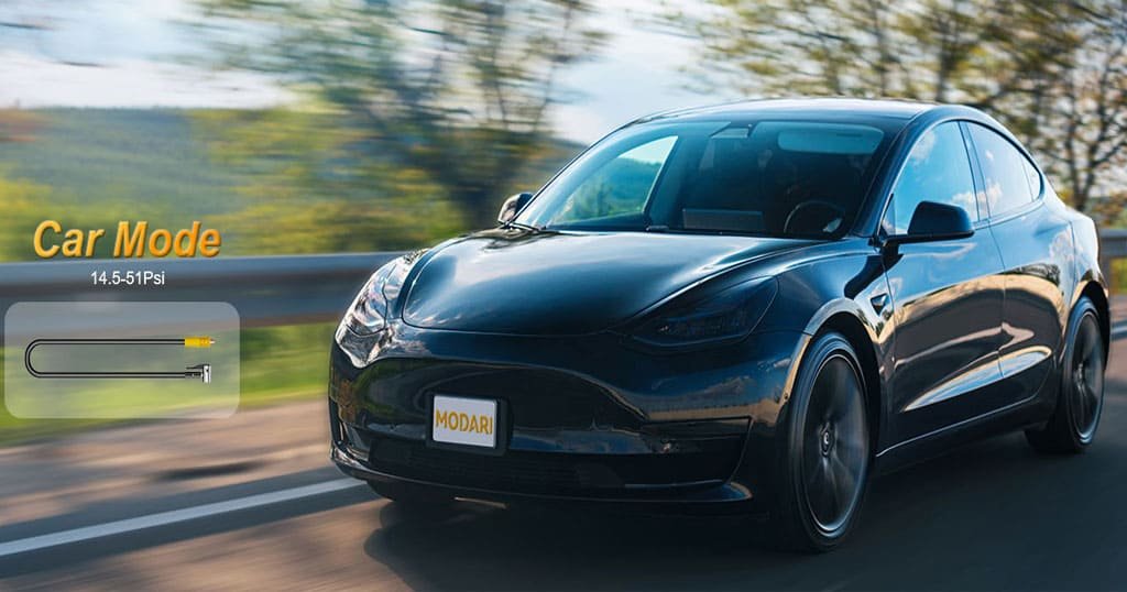 Emergency car air pump