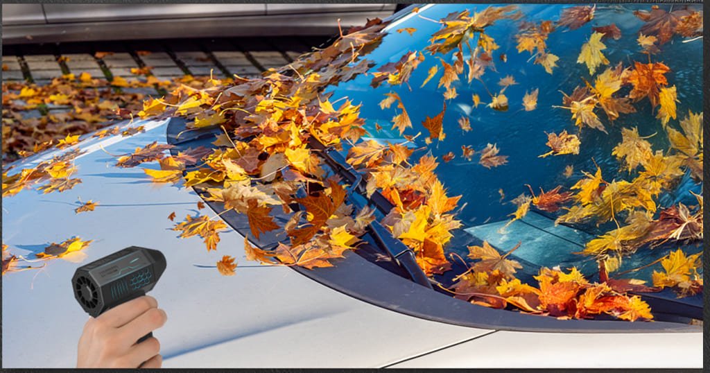 High speed air duster for car