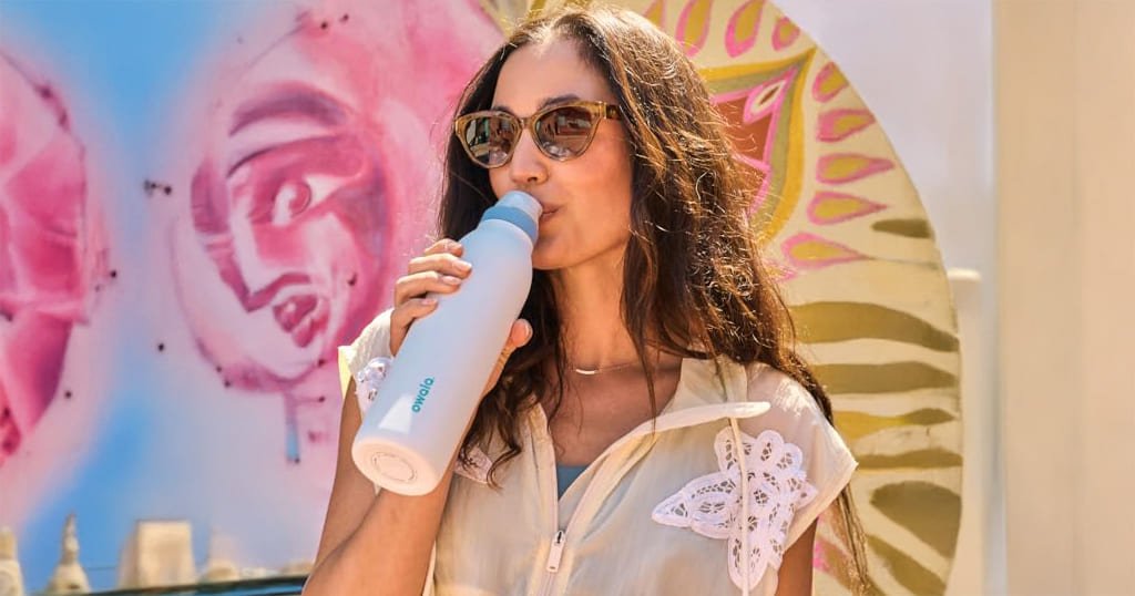 Insulated stainless steel water bottle