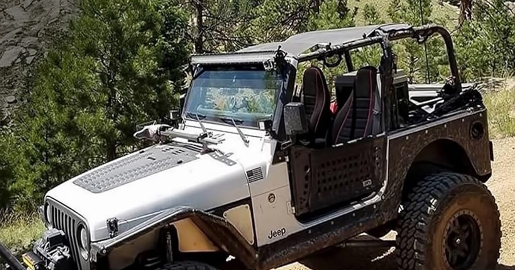 Mesh bikini top for jeep