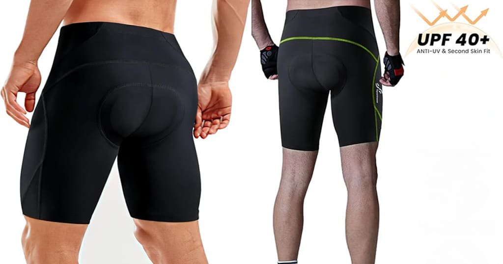 Moisture-wicking riding shorts