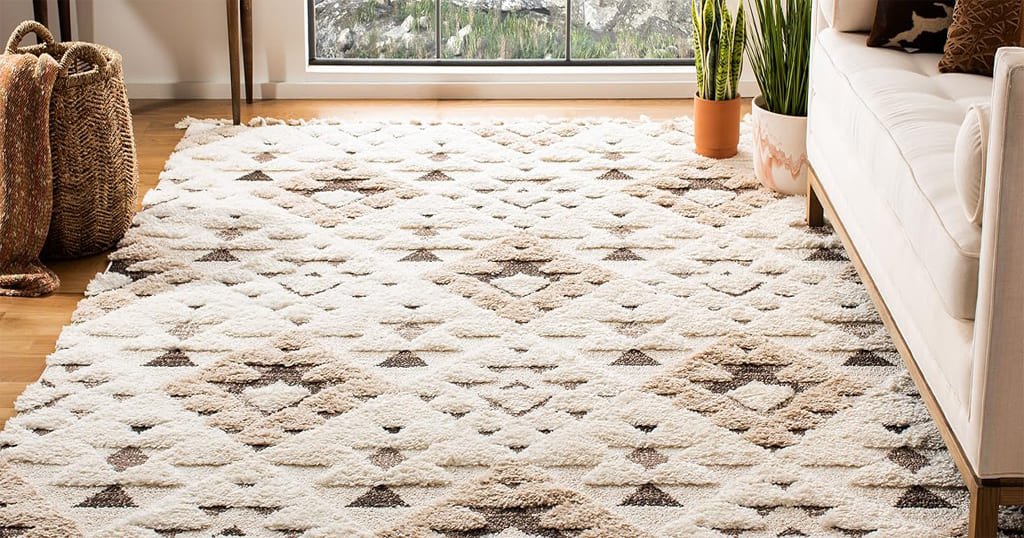 Moroccan tassel shag rug 8x10