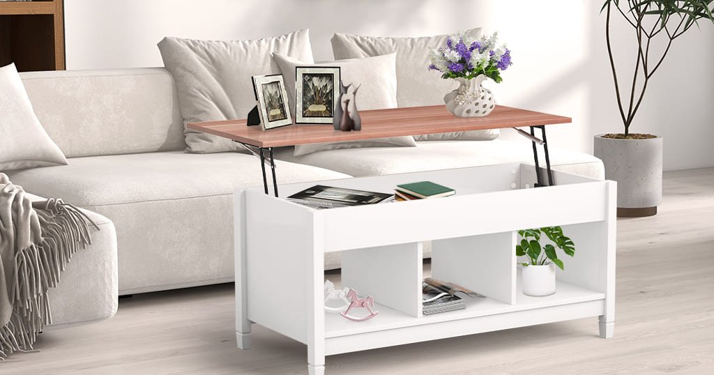 Multifunctional coffee table for small spaces