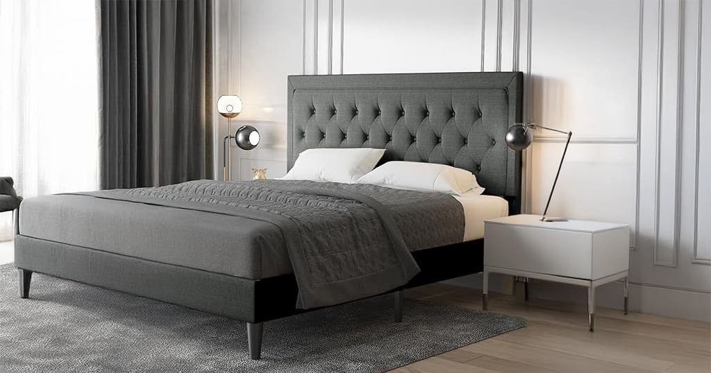 No box spring king bed