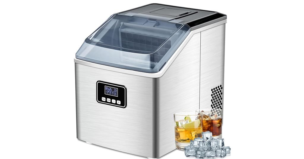 Portable countertop ice maker