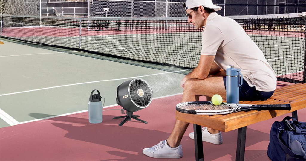 Portable fan with long battery life