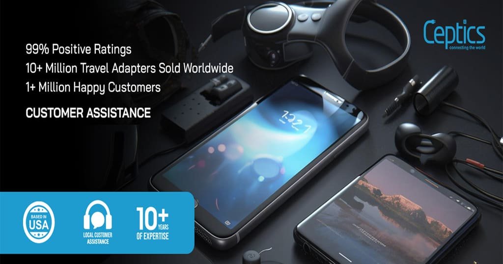 Portable power adapter for travel